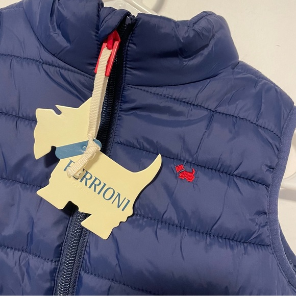 Ferrioni Navy Boys Vest Size 6 - Picture 3 of 8